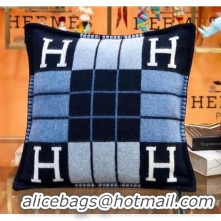 Famous Brand Hermes Avalon Pillow Small Model 50 x 50 cm H1520 Blue 2020