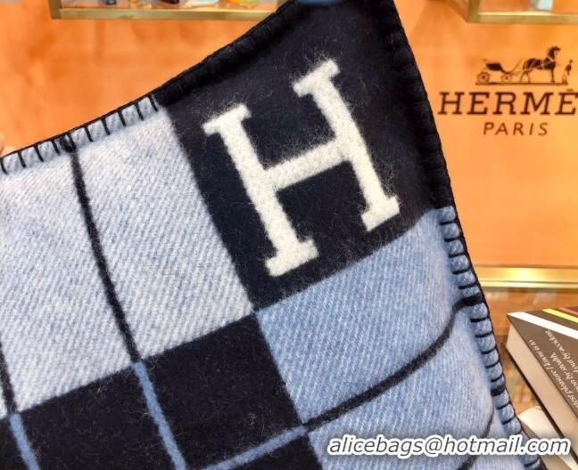 Famous Brand Hermes Avalon Pillow Small Model 50 x 50 cm H1520 Blue 2020