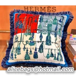 Buy Discount Hermes Throw Pillow 45x45cm H2082408 Blue 2020