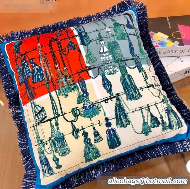 Buy Discount Hermes Throw Pillow 45x45cm H2082408 Blue 2020