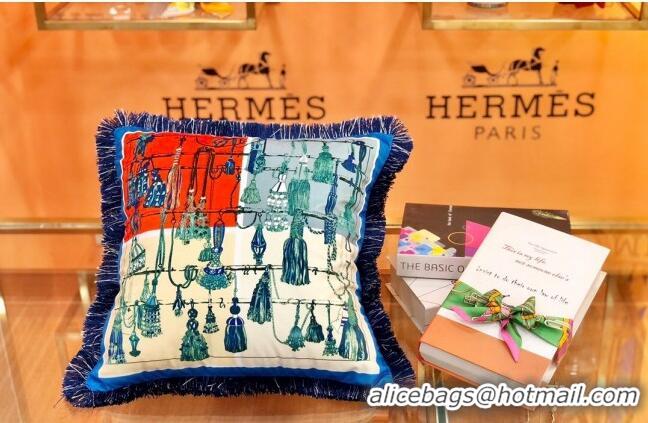 Buy Discount Hermes Throw Pillow 45x45cm H2082408 Blue 2020