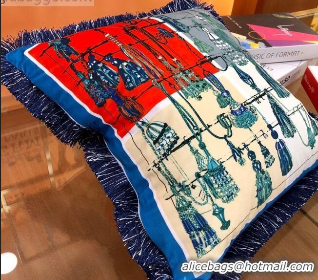 Buy Discount Hermes Throw Pillow 45x45cm H2082408 Blue 2020