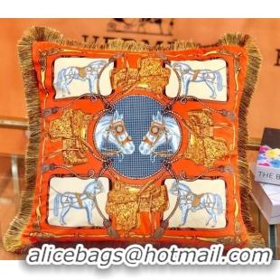 Famous Faux Hermes Horse Throw Pillow 45x45cm H2082409 2020