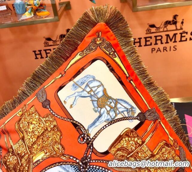 Famous Faux Hermes Horse Throw Pillow 45x45cm H2082409 2020