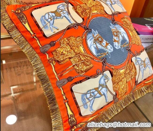 Famous Faux Hermes Horse Throw Pillow 45x45cm H2082409 2020