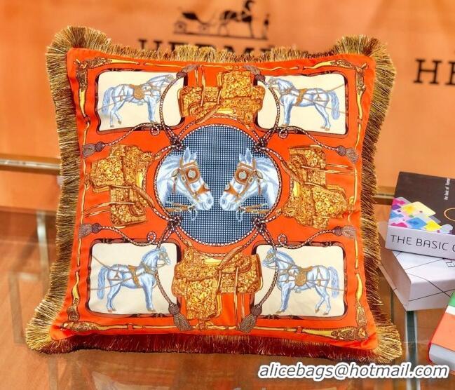 Famous Faux Hermes Horse Throw Pillow 45x45cm H2082409 2020