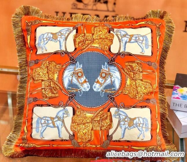 Famous Faux Hermes Horse Throw Pillow 45x45cm H2082409 2020