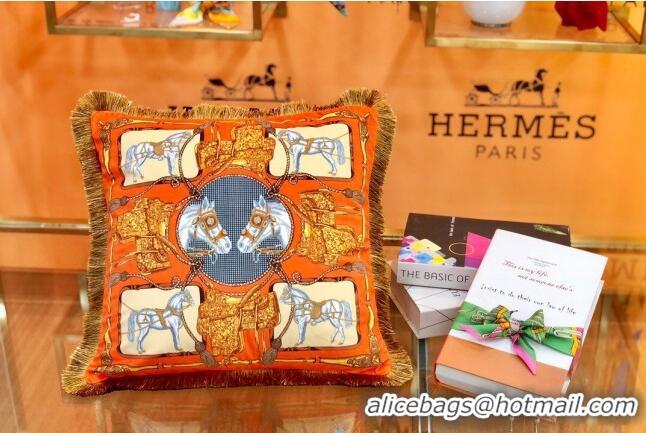 Famous Faux Hermes Horse Throw Pillow 45x45cm H2082409 2020