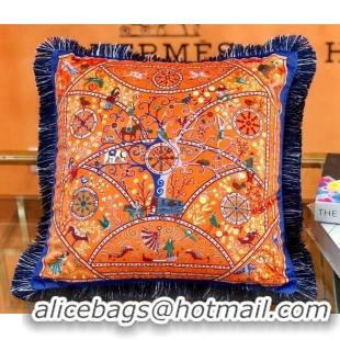 Trendy Design Hermes Throw Pillow 45x45cm H2082411 Blue/Orange 2020