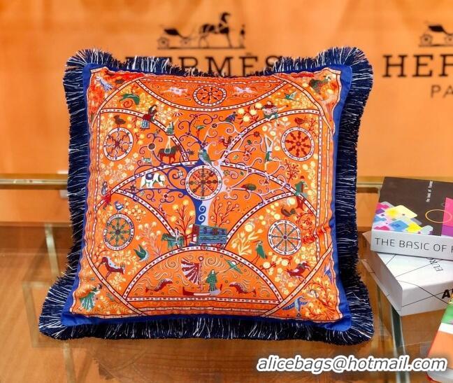 Trendy Design Hermes Throw Pillow 45x45cm H2082411 Blue/Orange 2020