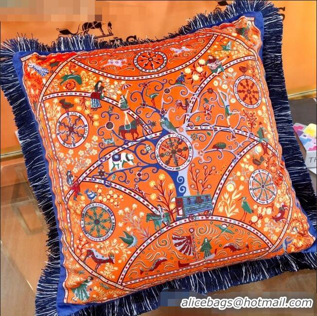 Trendy Design Hermes Throw Pillow 45x45cm H2082411 Blue/Orange 2020