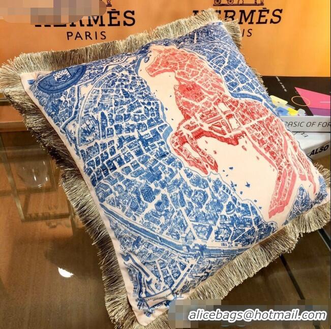 Popular Style Hermes Throw Pillow 45x45cm H2082417 Blue 2020