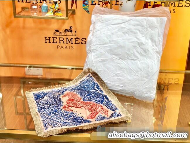 Popular Style Hermes Throw Pillow 45x45cm H2082417 Blue 2020