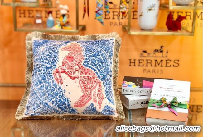 Popular Style Hermes Throw Pillow 45x45cm H2082417 Blue 2020