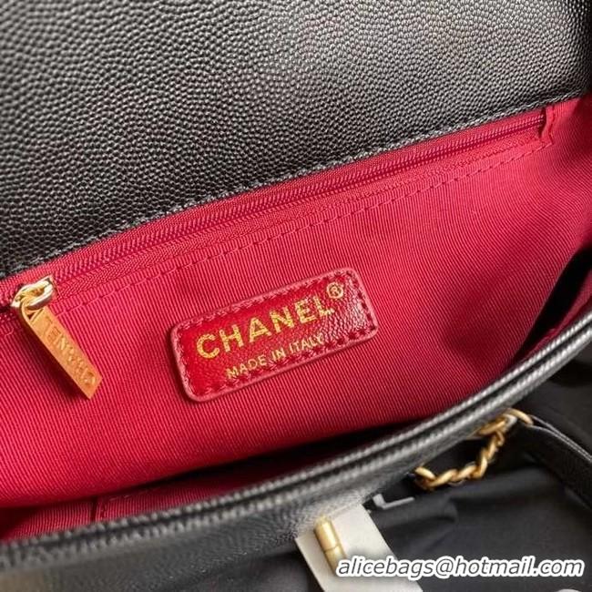 New Style Chanel Original Lather Flap Bag AS36555 black