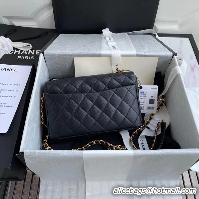 New Style Chanel Original Lather Flap Bag AS36555 black