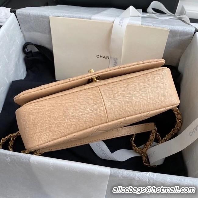 Best Price Chanel Original Lather Flap Bag AS36555 Beige