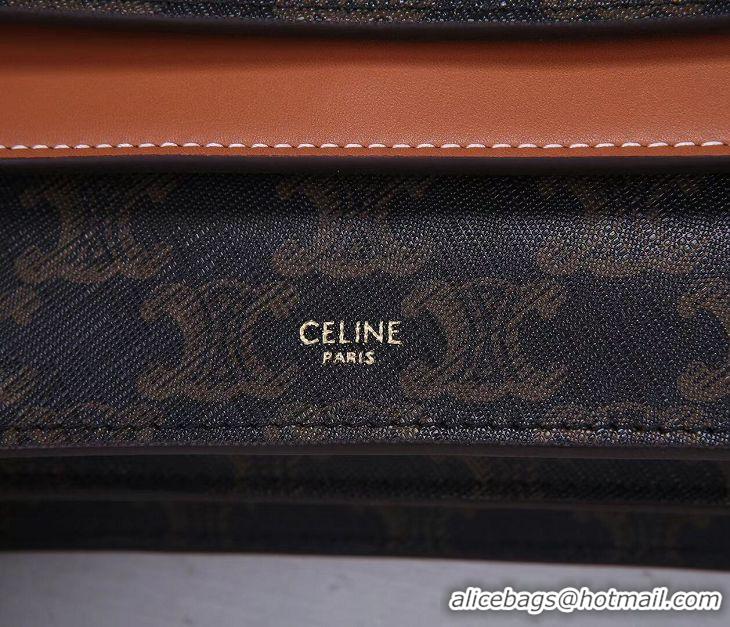 Top Design Celine COATED CANVAS CL00852 TAN