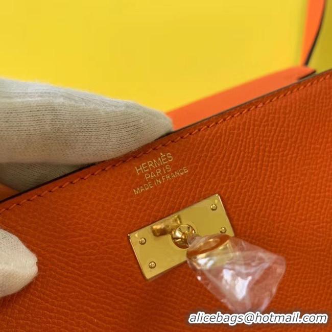 Discount Hermes Original kelly espom leather to go woc Bag H4087 orange