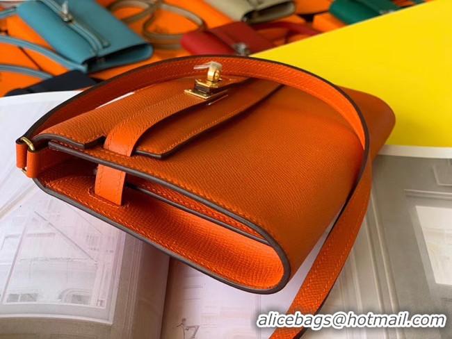 Discount Hermes Original kelly espom leather to go woc Bag H4087 orange