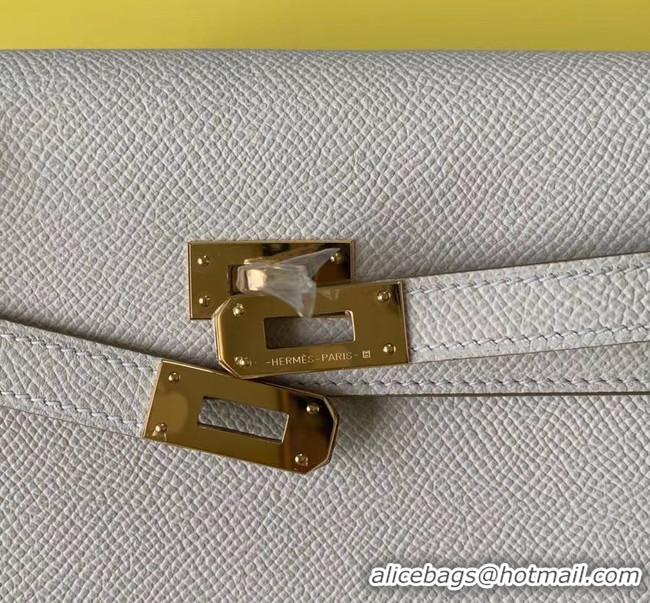 Pretty Style Hermes Original kelly espom leather to go woc Bag H4087 cream