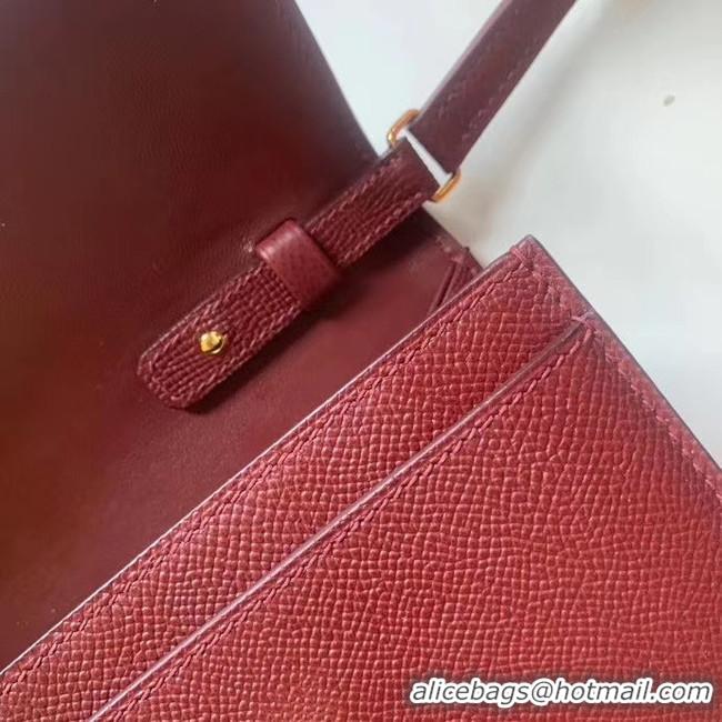 Sophisticated Hermes Constance to go mini Bag H4088 Burgundy