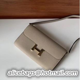 Expensive Hermes Constance to go mini Bag H4088 light grey