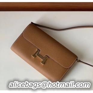 Duplicate Hermes Constance to go mini Bag H4088 brown