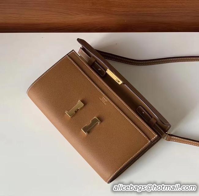 Duplicate Hermes Constance to go mini Bag H4088 brown