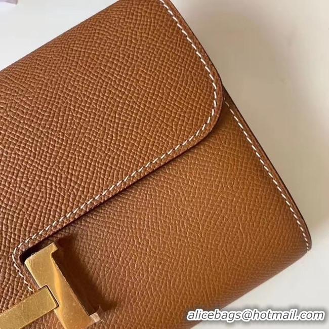 Duplicate Hermes Constance to go mini Bag H4088 brown