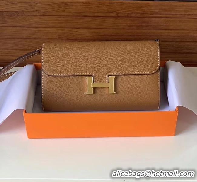 Duplicate Hermes Constance to go mini Bag H4088 brown