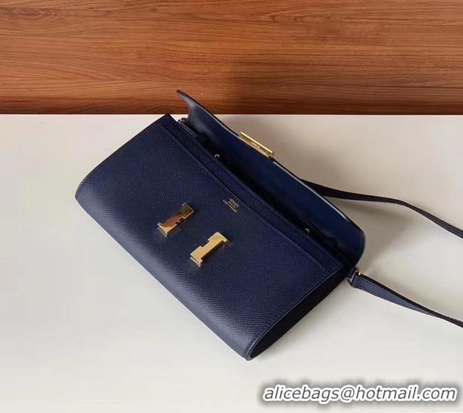 Stylish Hermes Constance to go mini Bag H4088 royal blue