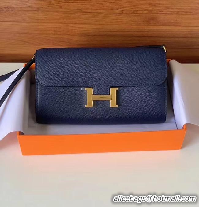 Stylish Hermes Constance to go mini Bag H4088 royal blue