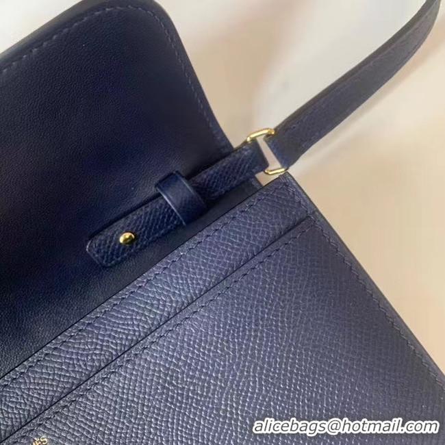 Stylish Hermes Constance to go mini Bag H4088 royal blue