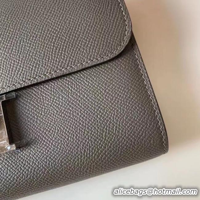 Fashion Luxury Hermes Constance to go mini Bag H4088 dark grey