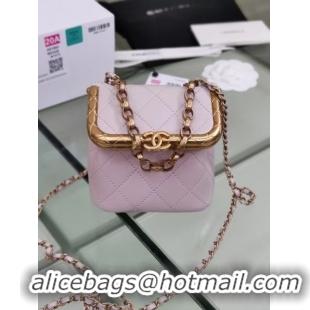 Charming Chanel Original mini Magnet buckle bag AS1886 pink