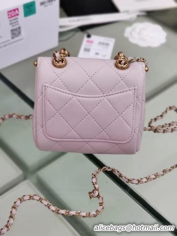 Charming Chanel Original mini Magnet buckle bag AS1886 pink