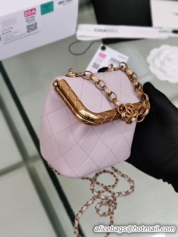 Charming Chanel Original mini Magnet buckle bag AS1886 pink