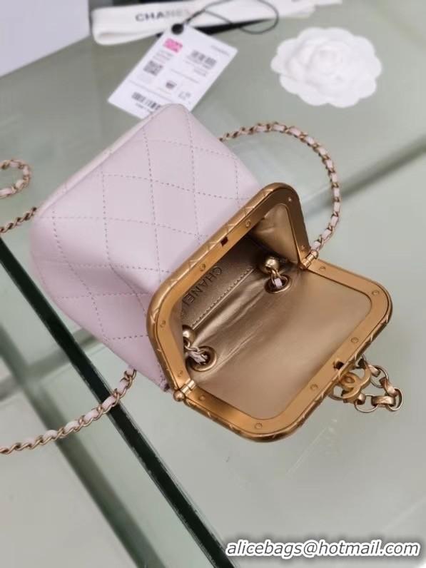 Charming Chanel Original mini Magnet buckle bag AS1886 pink