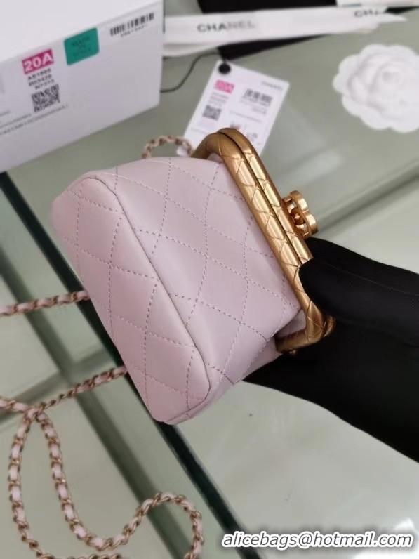 Charming Chanel Original mini Magnet buckle bag AS1886 pink