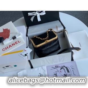 Popular Style Chanel Original mini Magnet buckle bag AS1886 black