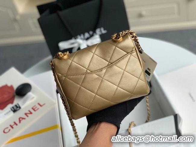 Hot Style Chanel Original mini Magnet buckle bag AS1886 gold