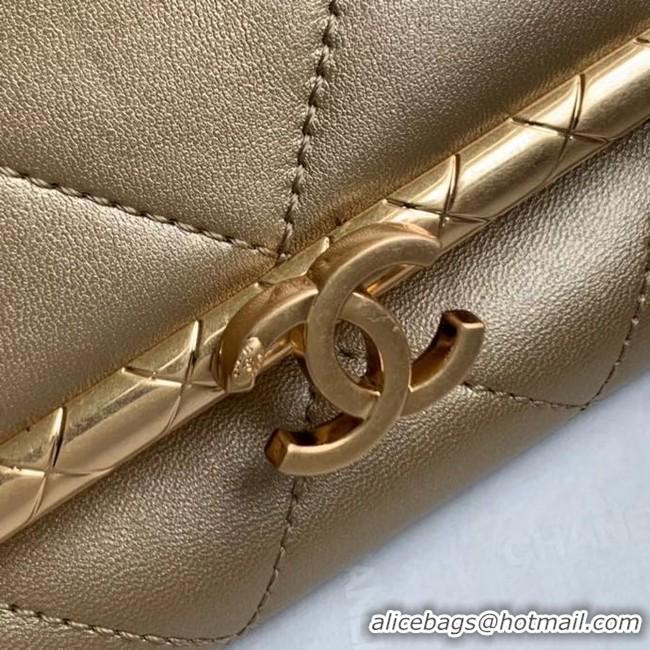 Hot Style Chanel Original mini Magnet buckle bag AS1886 gold