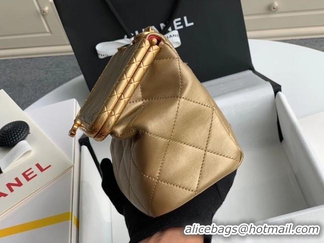 Hot Style Chanel Original mini Magnet buckle bag AS1886 gold