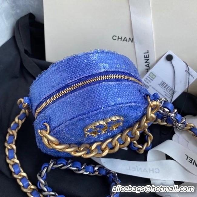 Top Design Chanel 19 chain Bag AP0945 blue