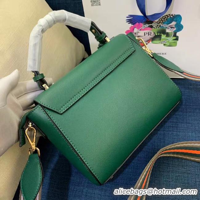 Trendy Design Prada Calf skin tote 1BD071 1BD209 green