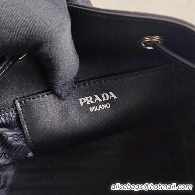 Best Price Prada Saffiano leather mini shoulder bag 1BE055 black