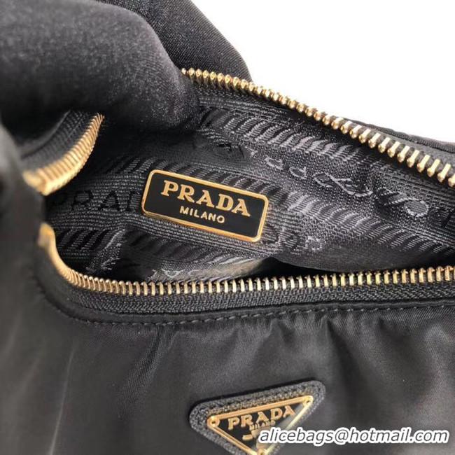 Top Grade Prada Re-Edition nylon shoulder bag 1BH204 black