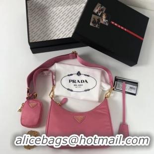 Unique Style Prada Re-Edition nylon shoulder bag 1BH204 rose