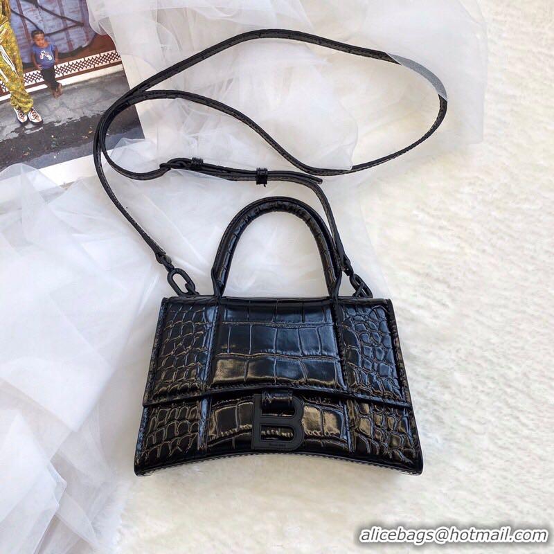 Discount Balenciaga Original Leather 25955 black